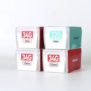 Micro Needles 34G 4mm Box of 50